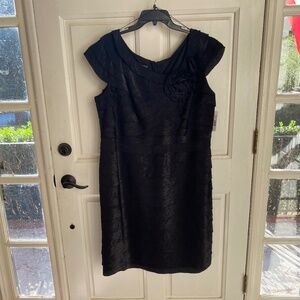 Black evening wear dress